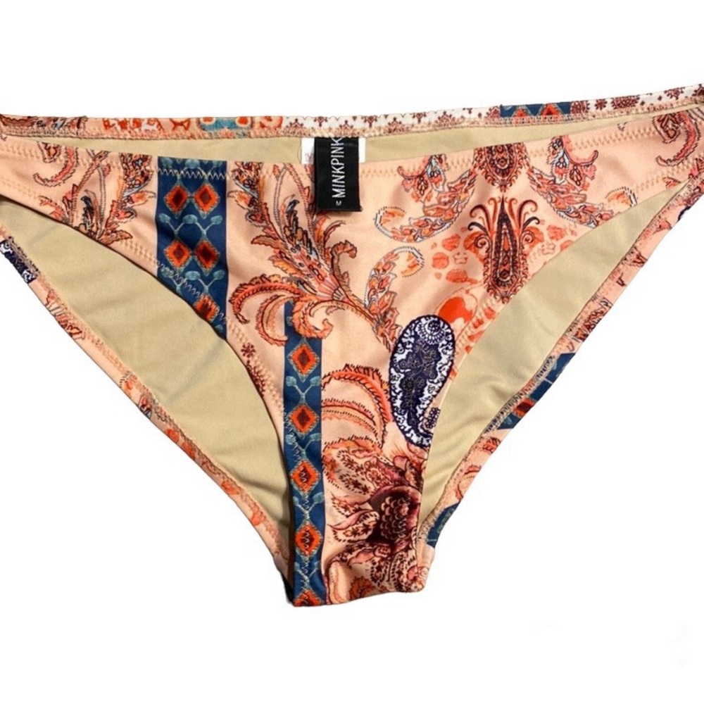 MINKPINK Paisley Bikini Bottom size M
